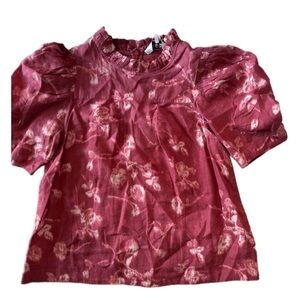 Sea New York Floral Blouse in Rose